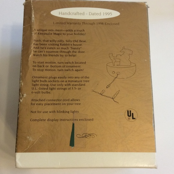 Hallmark Pooh Too Much Hunny Magic Motion Music - Picture 7 of 8